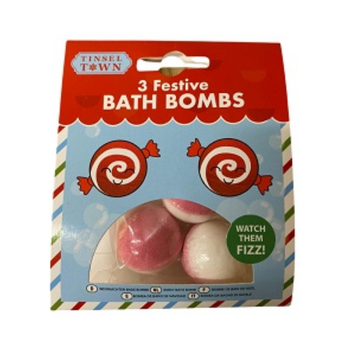 Christmas Factory 3 Festive Bath Bombs 