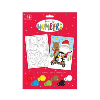 Christmas Paint By Numbers Set
