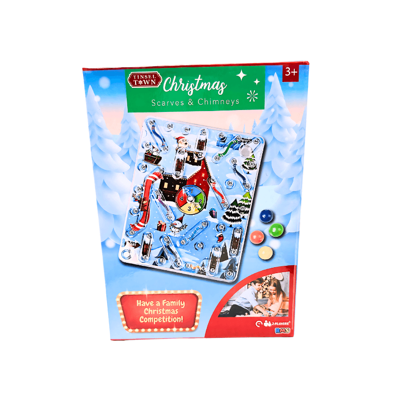 Wholesale Christmas Scarves & Chimneys Family Board Game - (Case of 12)