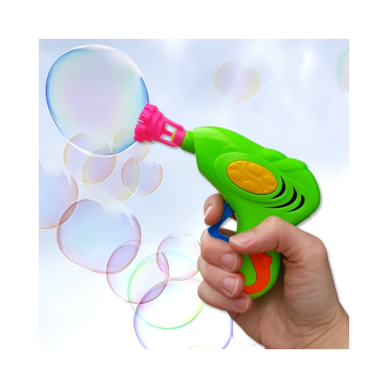 Wholesale Bubble Gun & Refill Bubble Solution Tub - (Case of 12)