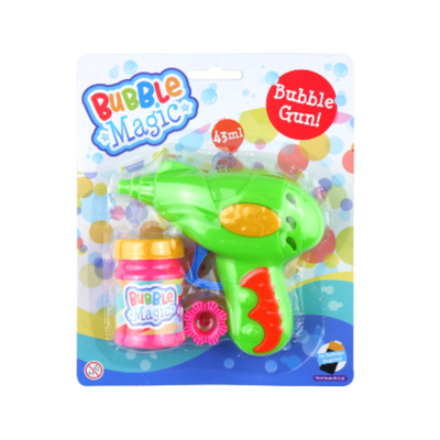 Wholesale Bubble Gun & Refill Bubble Solution Tub - (Case of 12)