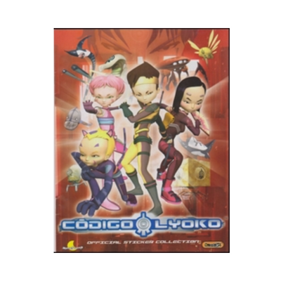 Wholesale Codigo Lyoko Sticker Book Red - (Case of 24)