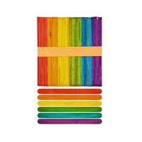 Wholesale Colourful Wooden Craft Sticks - (Case of 12)