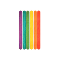 Wholesale Colourful Wooden Craft Sticks - (Case of 12)