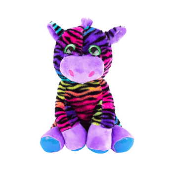 Colourful Zebra plushy
