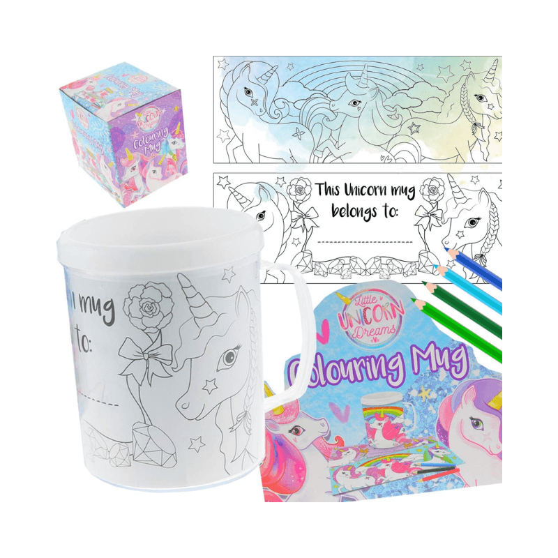 Unicorn Colouring Mug | PoundFun – PoundFun™