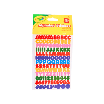 Crayola Alphabet Stickers