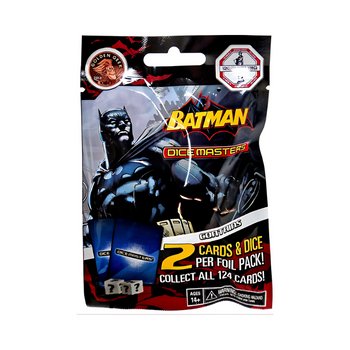 Wholesale DC Batman Dice Masters Booster Pack - 2 Cards + Dice Pack - (Case of 16)