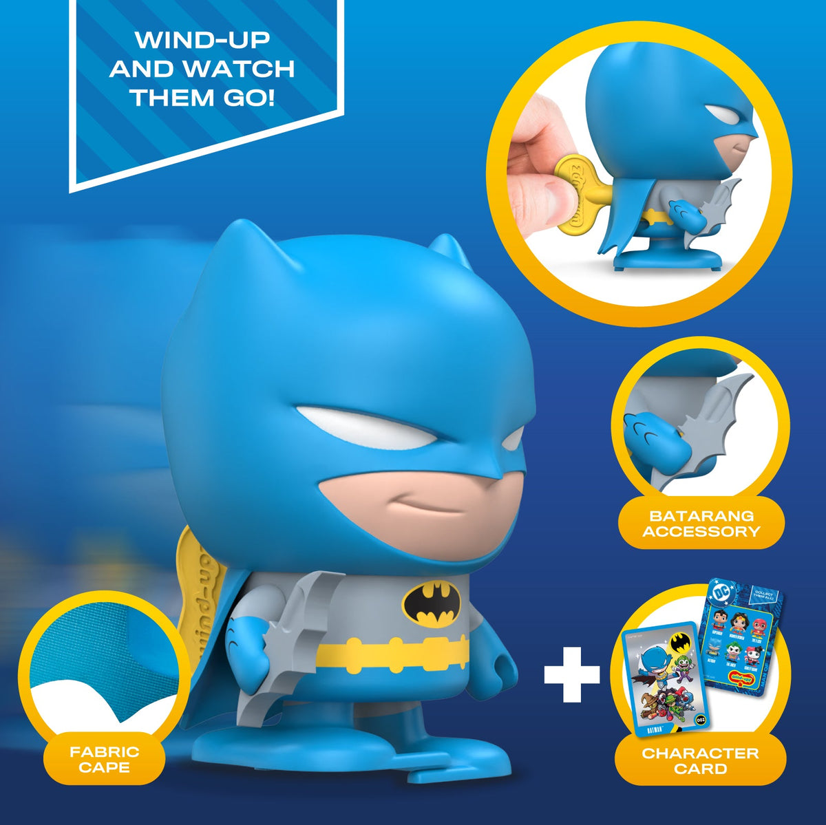 Wholesale DC Comics Batman Wind-Upz - (Case of 10)