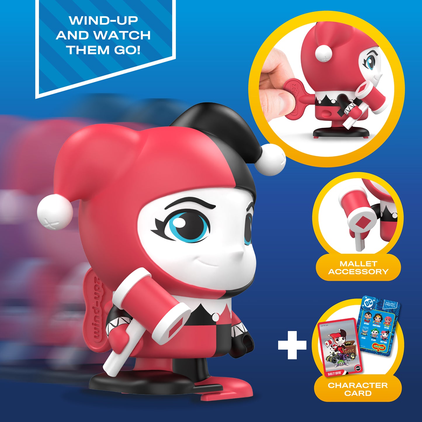 DC Comics Harley Quinn Wind-Upz