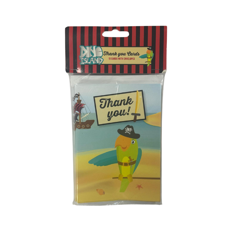 Dino Island Thank you Card