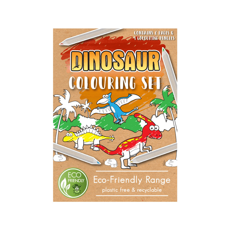 Dinosaur Eco Colouring Set