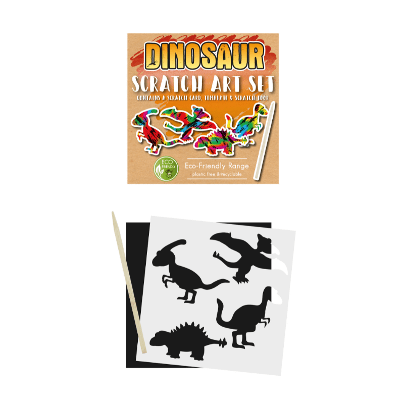Dinosaur Scratch Art Set 