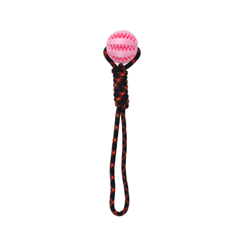 Wholesale Dog Rope Toy With Toy Treat Ball - (Case of 12)