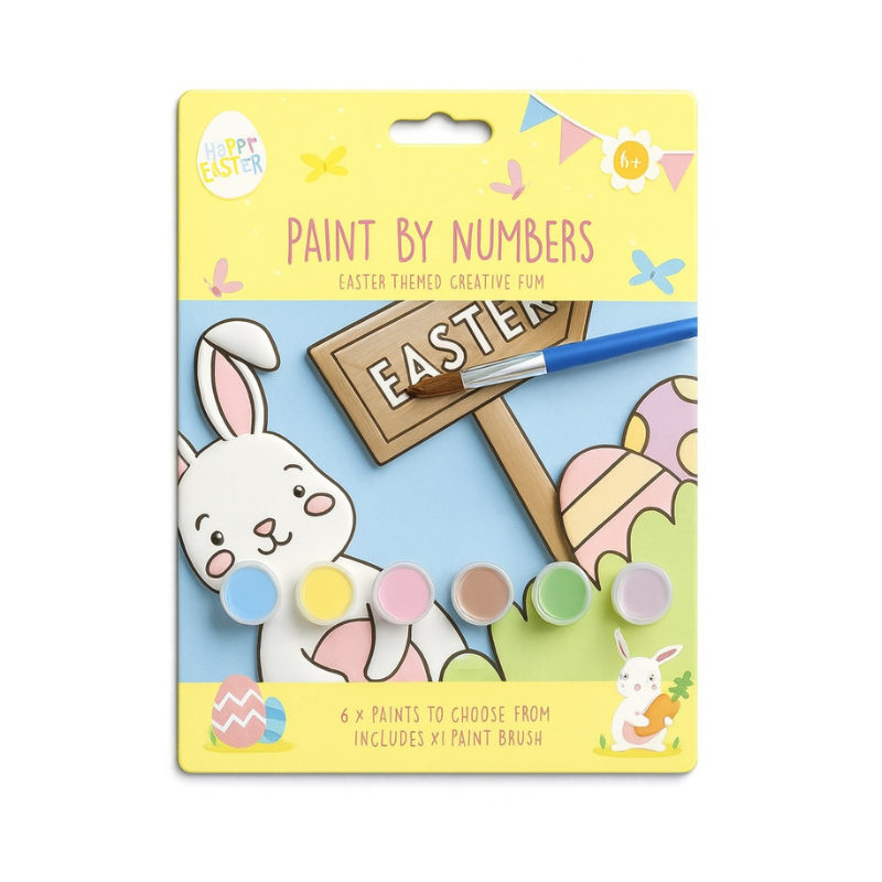 Easter Paint By Numbers Activity Set