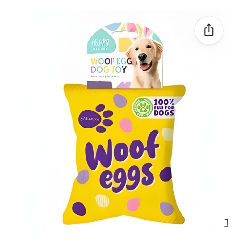 Easter Woof Mini Eggs Dog Toy