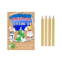 Wholesale Eco-Friendly Christmas Colouring Set - (Case of 12)