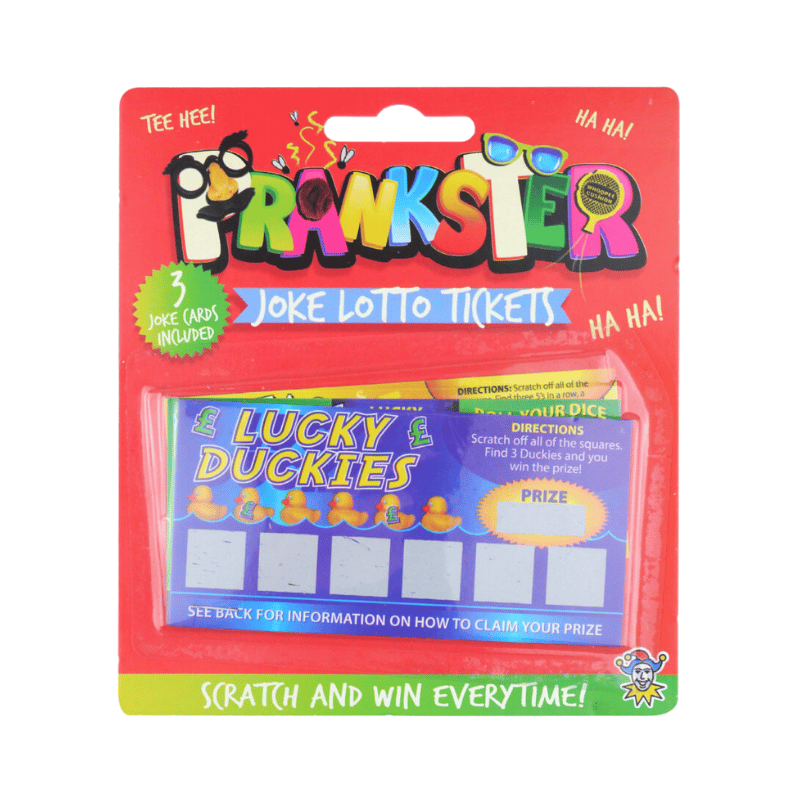 Fake Lottery Tickets Prank