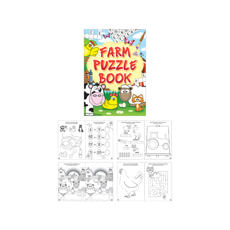 Farm Puzzle Book