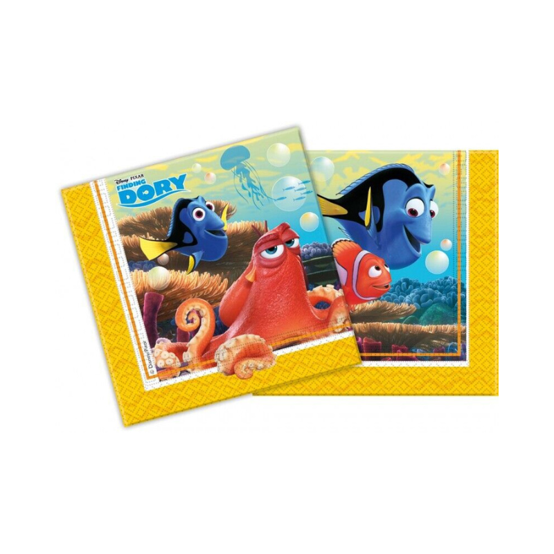 Wholesale Finding Dory Party Napkins 20 Pack - (Case of 30)
