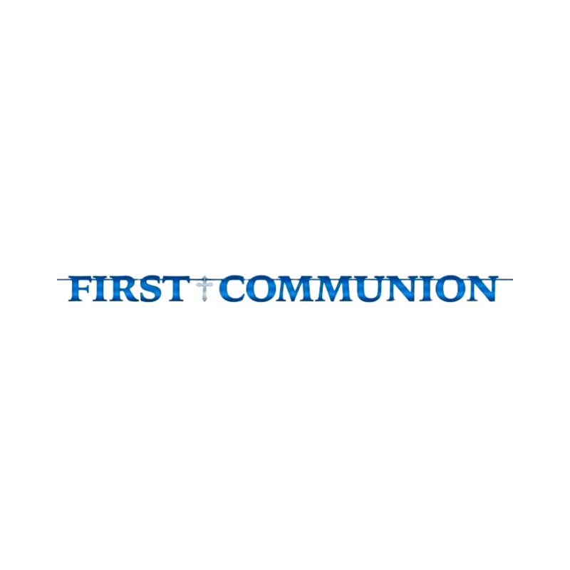 Wholesale First Communion Letter Banner - (Case of 16)