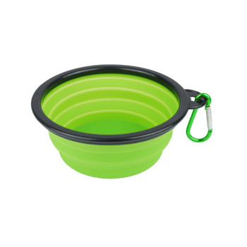 Wholesale Foldable Silicone Portable Pet Bowl - (Case of 12)