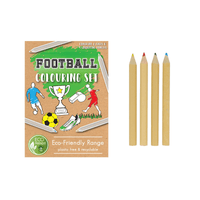 Wholesale Football Eco Colouring Set - (Case of 12)