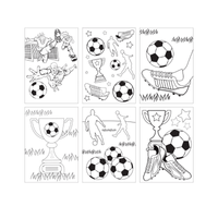 Wholesale Football Eco Colouring Set - (Case of 12)