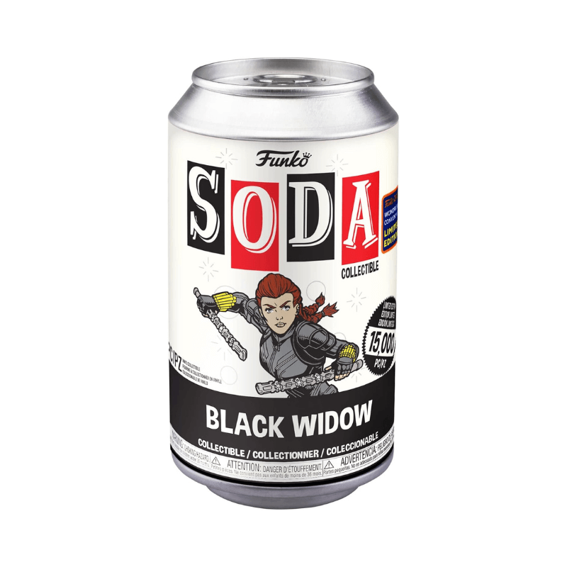 Wholesale Funko Vinyl Soda: Marvel Avengers - Black Widow - (Case of 6)
