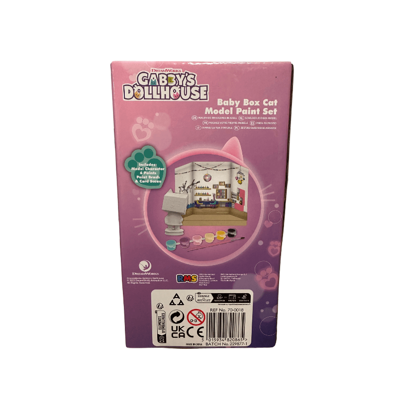Wholesale Gabby's Dollhouse Paint Your Own Baby Box Cat - (Case of 12)