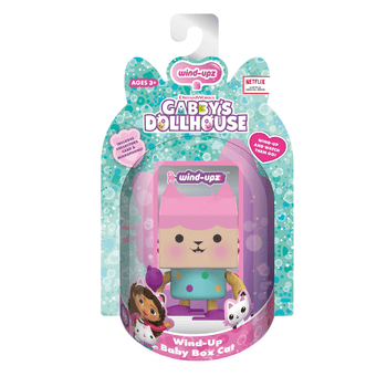 Wholesale Gabby's Dollhouse Baby Box Cat Wind-Upz - (Case of 10)