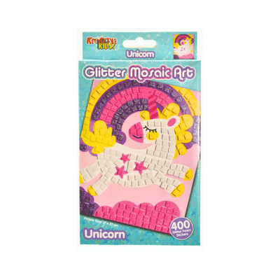 Wholesale Glitter Mosaic Art - Unicorn - (Case of 16)
