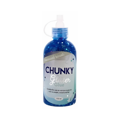 Wholesale Glitter Glue Blue - (Case of 12)