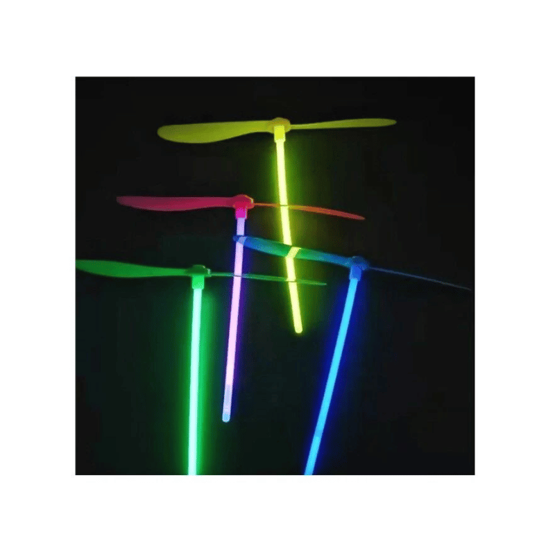 Glow In The Dark Sticks With Propellers - 4 Pack