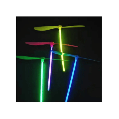 Glow In The Dark Sticks With Propellers - 4 Pack