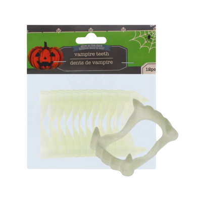 Wholesale Glow In The Dark Vampire Teeth - (Case of 16)