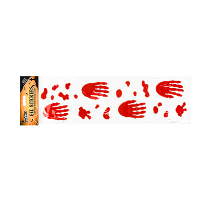 Wholesale Halloween Hands Gel Stickers - (Case of 12)