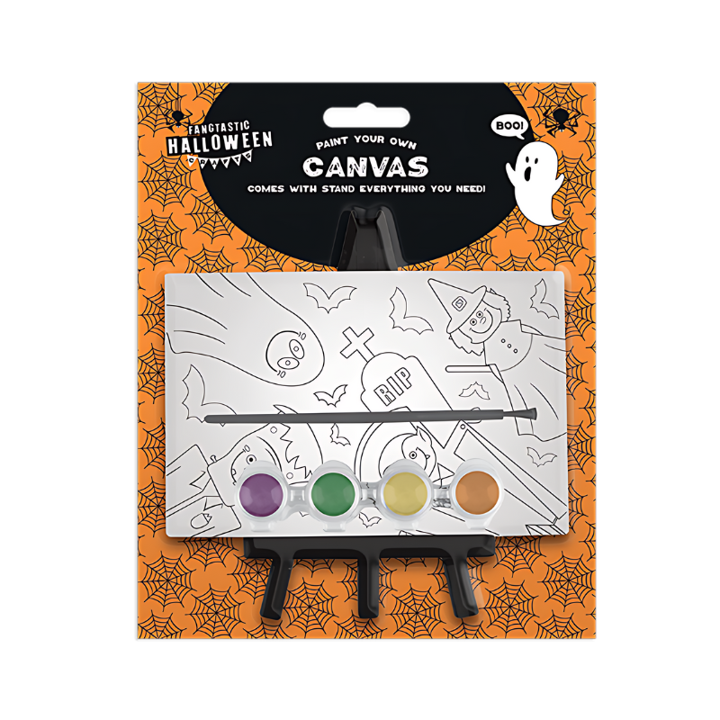 Wholesale Halloween Paint Your Own Canvas with Stand