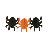 Wholesale Halloween Paper Garland - Spider - (Case of 12)