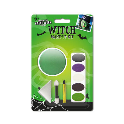 Wholesale Halloween Characters Witch Makeup Kit - (Case of 24)