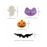 Wholesale Halloween Foam Stickers with Googly Eyes - (Case of 12)