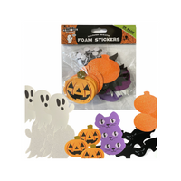 Wholesale Halloween Foam Stickers with Googly Eyes - (Case of 12)