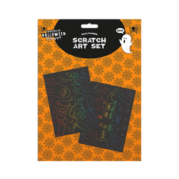 Wholesale Halloween Scratch Art Set - (Case of 24)