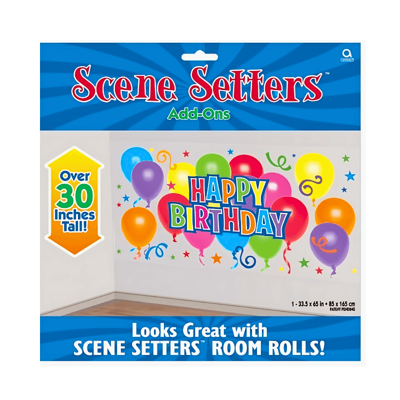 Wholesale Happy Birthday Scene Setters - (Case of 16)