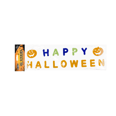 Wholesale Happy Halloween Gel Stickers - (Case of 12)