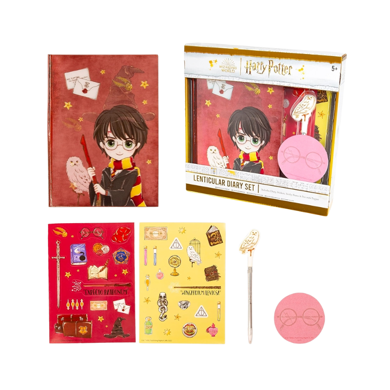 Wholesale Harry Potter Lenticular Diary Set - (Case of 12)