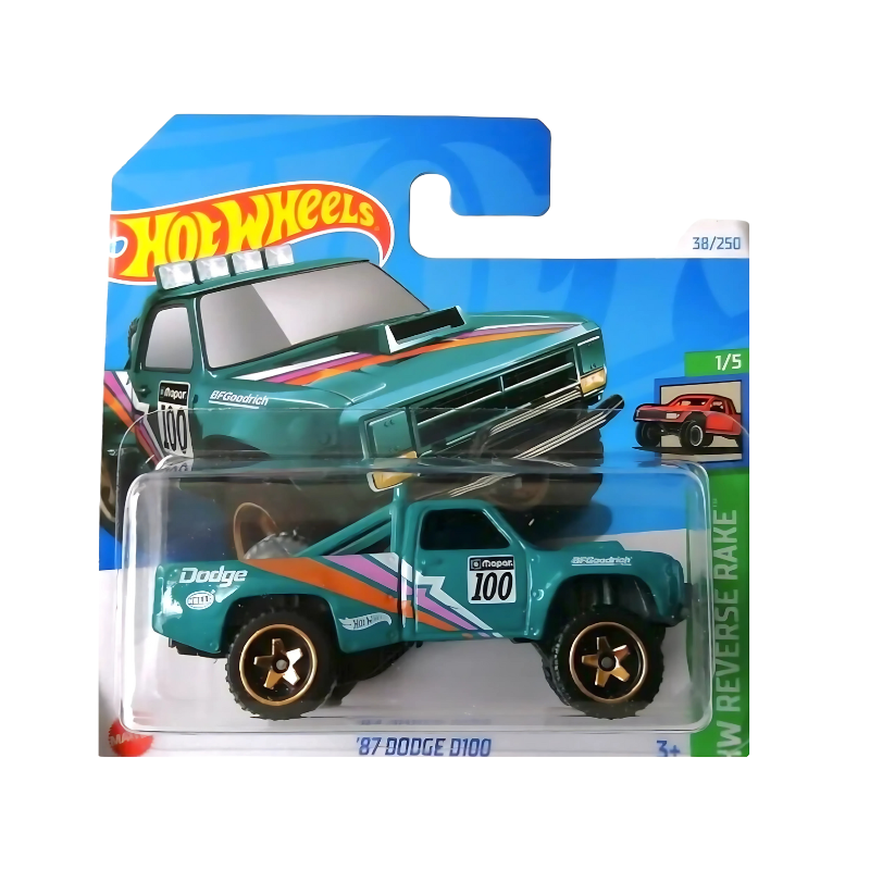 Wholesale Hot Wheels - 87 Dodge D100 - (Case of 8)