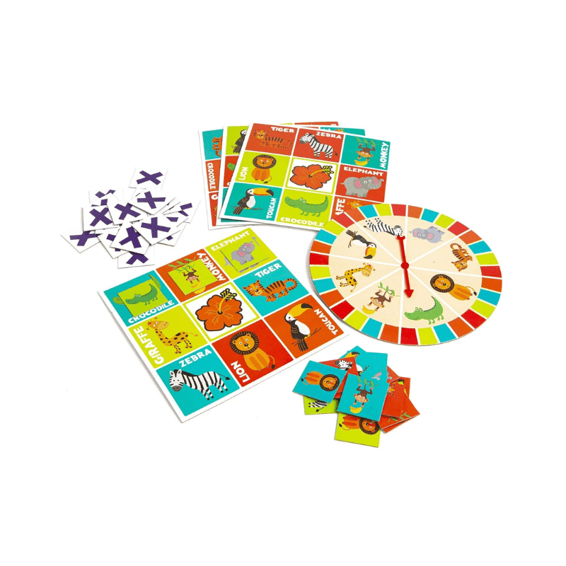 Jungle Bingo Board Game