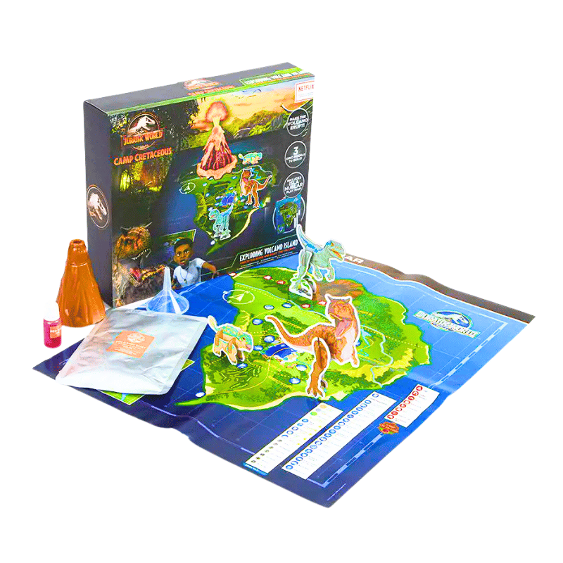Jurassic World Camp Cretaceous Exploding Volcano Island