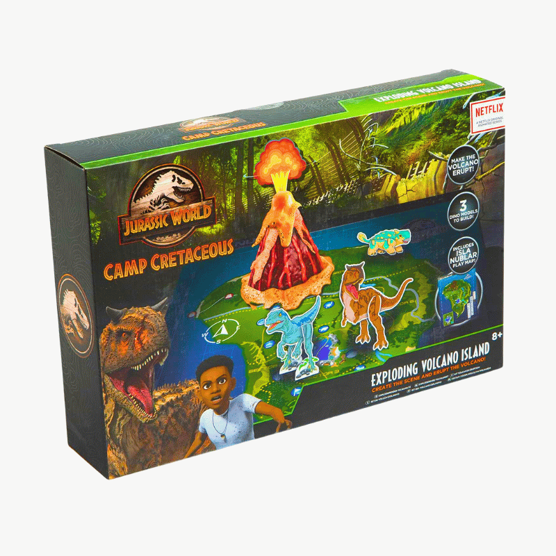 Jurassic World Camp Cretaceous Exploding Volcano Island